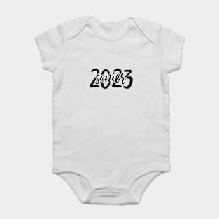 Seniors 2023 Cursive Baby Bodysuit